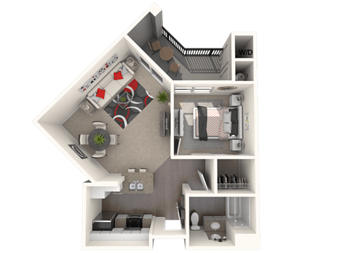 Green Floor Plan at 55+ FountainGlen Temecula, Temecula, 92591